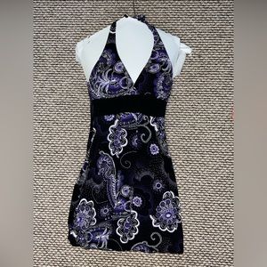 Speechless Dress - Size M - Purple/Black